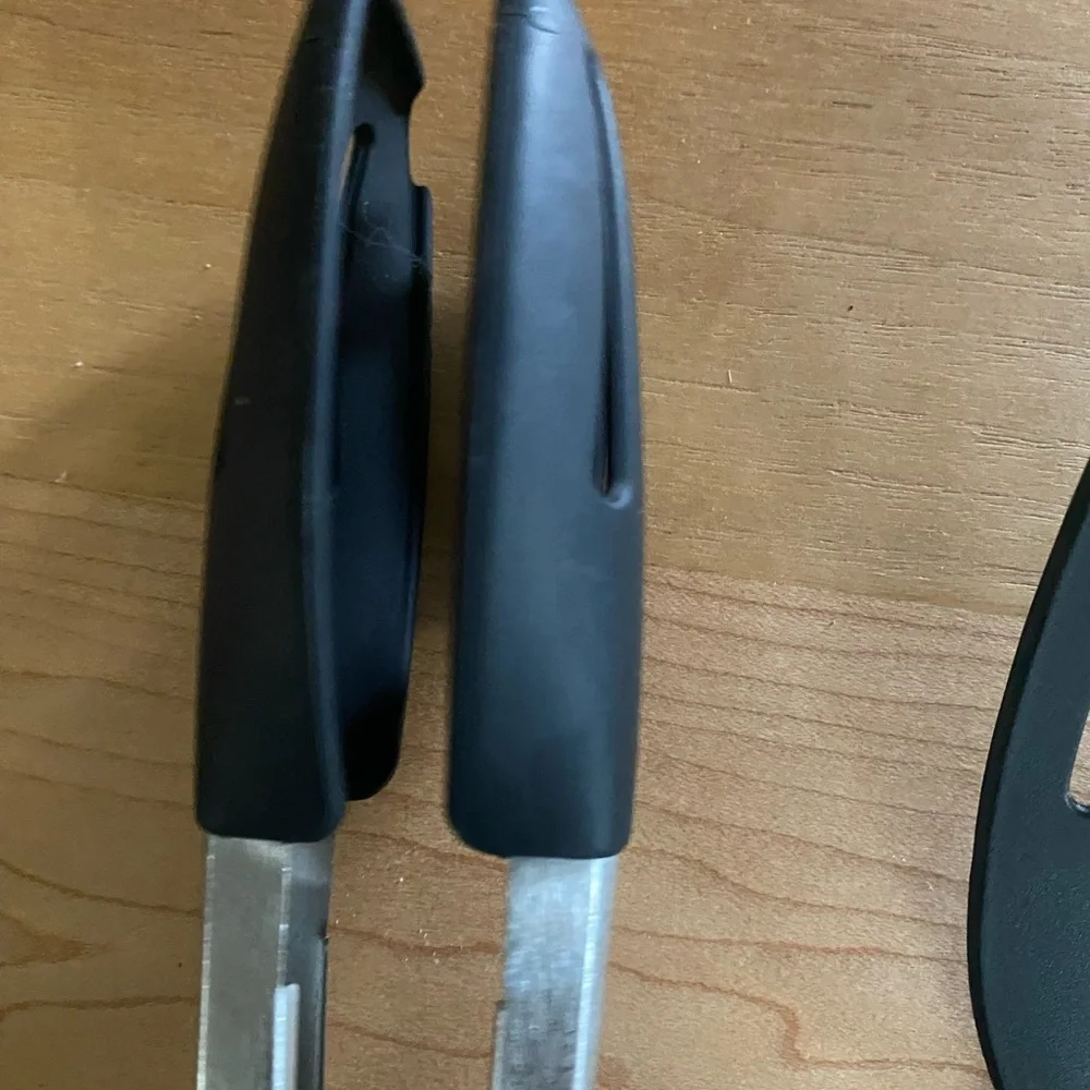 Pampered Chef Black Silicone 3 Kitchen Cooking Utensil Set Spoon Spatula Tongs